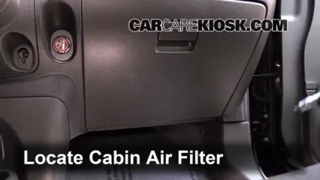 2011 Nissan Cube S 1.8L 4 Cyl. Filtro de aire (interior) Cambio